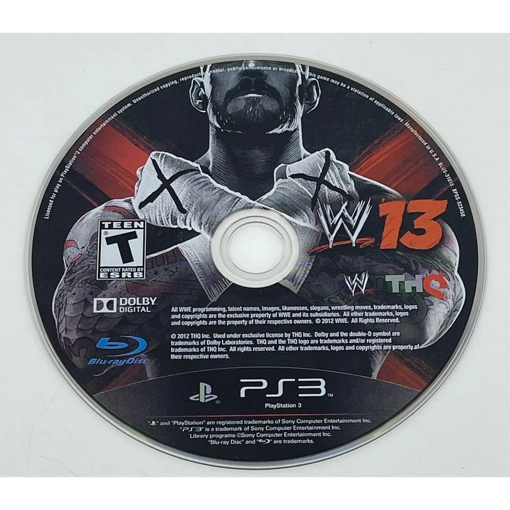 PS3‎ game lot (Sony PlayStation 3) WWE 13 MLB 13 FIFA 11 Game Disc Only TESTED